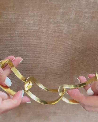 BVLGARI THREE-LINK GOLD BRACELET, 1970s