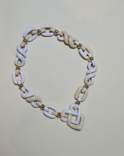 DAVID WEBB ENAMEL & YELLOW GOLD NECKLACE, 1970