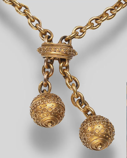 ROSE GOLD OTTOMAN CHARM BRACELET, 1900s