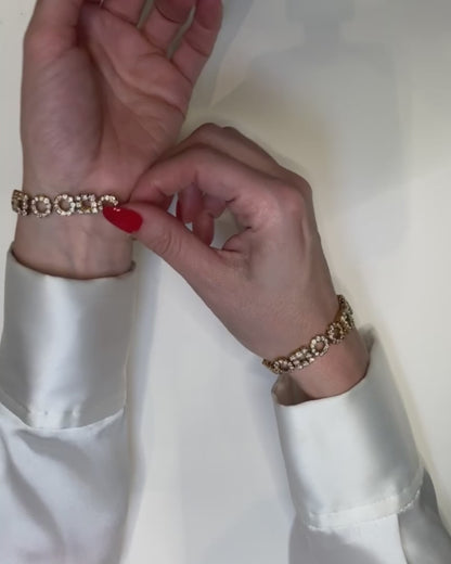 BOUCHERON DIAMOND & YELLOW GOLD CONVERTIBLE BRACELETS & NECKLACE, 1980