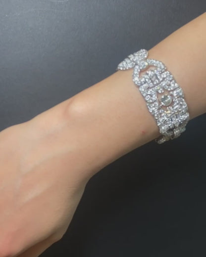 ART DÉCO DIAMOND & PLATINUM BRACELET, 1920s
