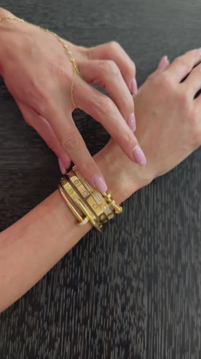 CARTIER 'ÉCROU DE CARTIER' ROSE GOLD BRACELET, 2018