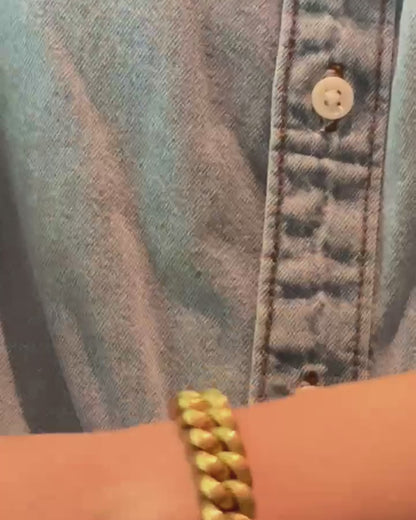 WEINGRILL YELLOW GOLD BRACELET, 20th CENTURY