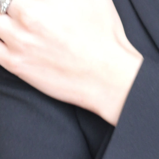 CACCIARI SALVATI BLACK AND WHITE DIAMOND & GOLD RING, 2000s
